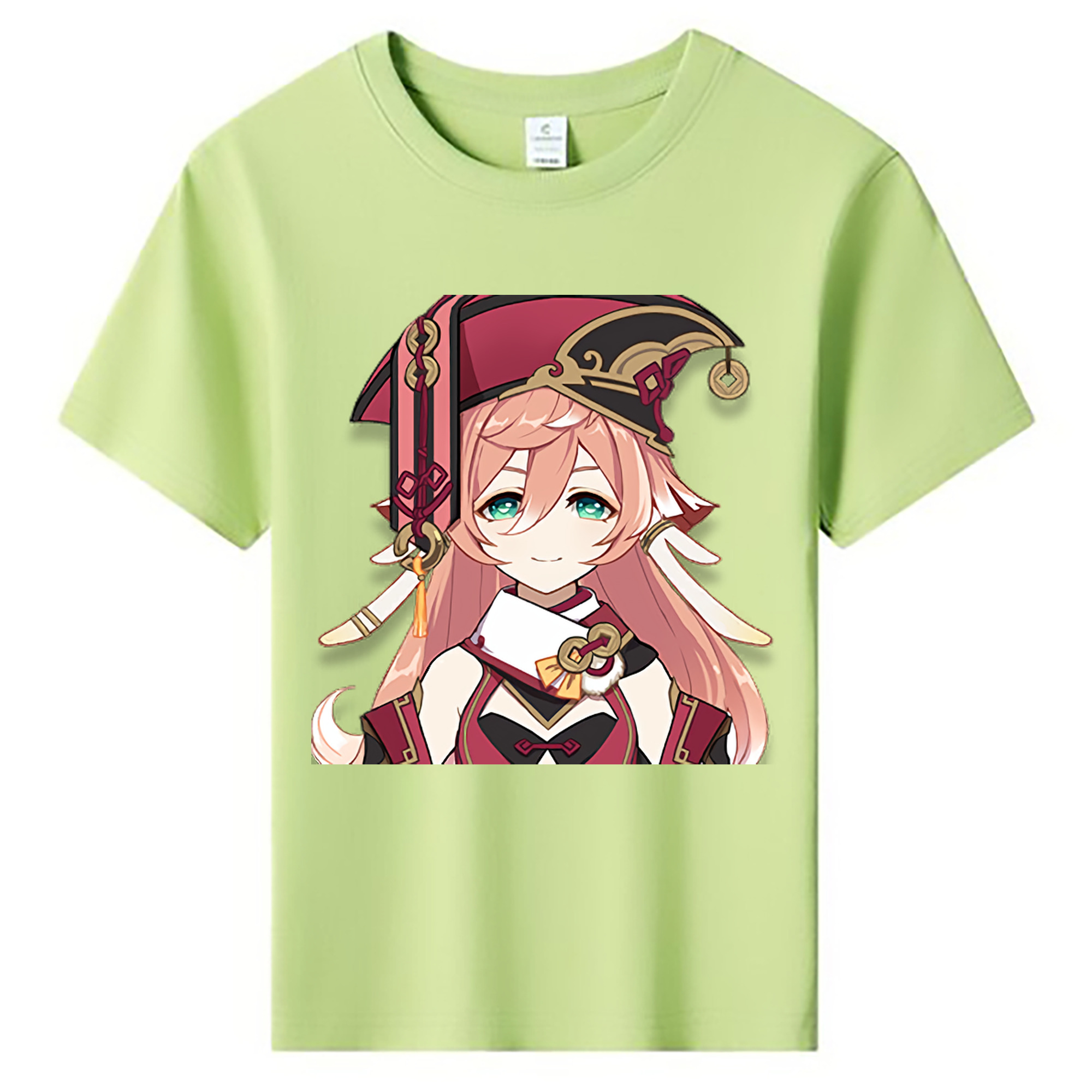げんし神 ヤンフェイ genshin Yanfei 綿100％キッズTシャツ（フロントプリント）